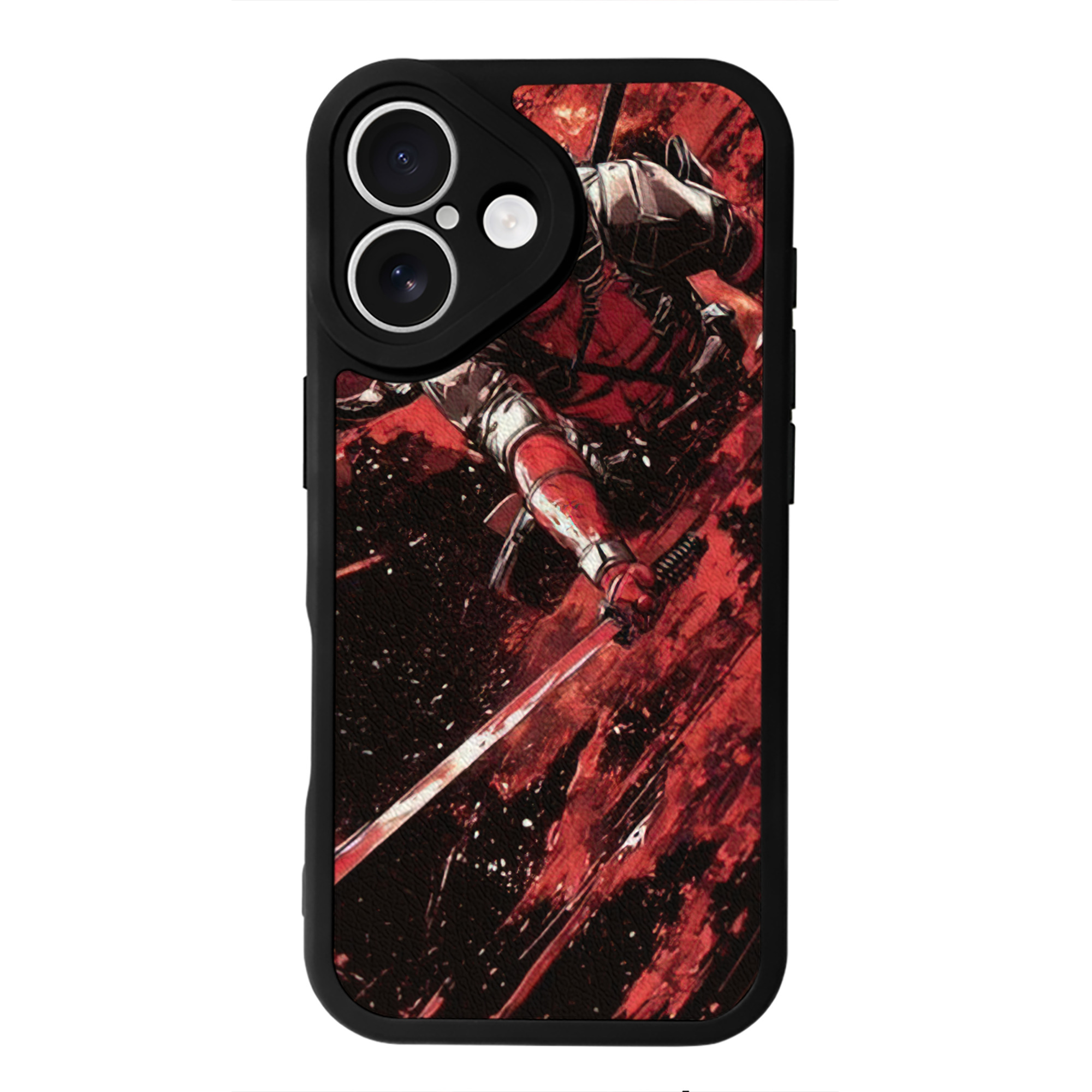 （画像用） Deadpool デッドプール 【iPhone 16シリーズ対応】シリコンスマホケース（レザー調） 材質：シリコン